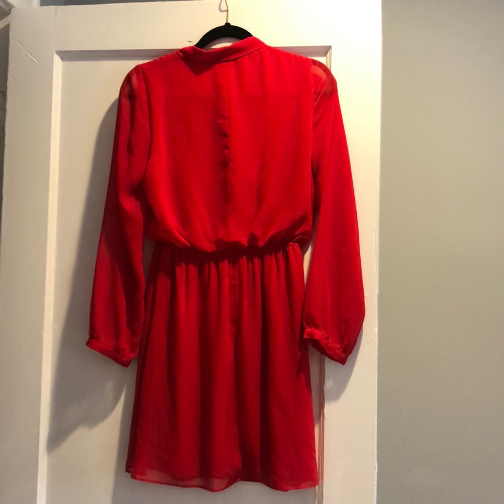 Express Red Dress - Picture 4 of 5